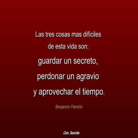 Proyecto de vida importante