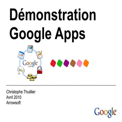 Présentation Google Apps Version Arrowsoft