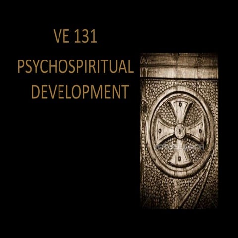 Psychospiritual development powerpoint