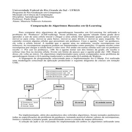 Comparação de Algoritmos Baseados em Q-Learning