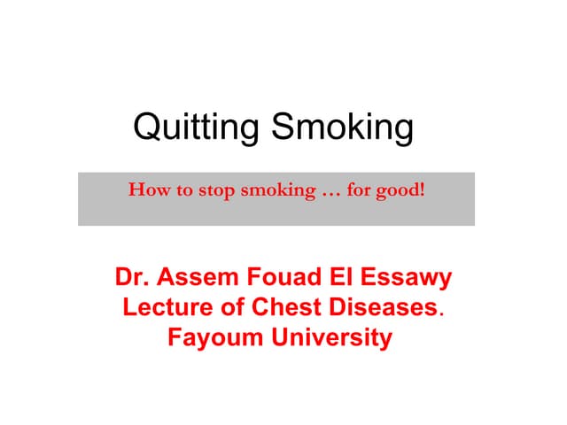Quitting Smoking
