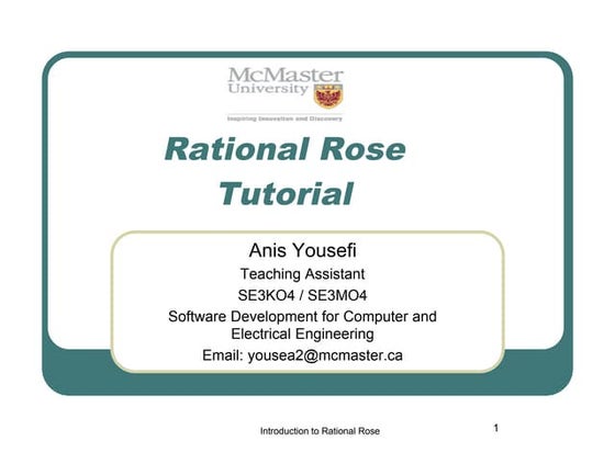 Rational rosetutorial