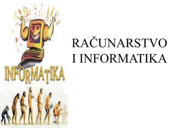 Uvod u informatiku za 1. razred srednjih skola