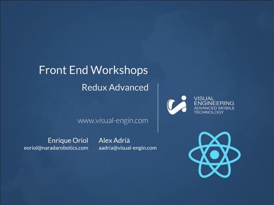 Workshop 22: ReactJS Redux Advanced