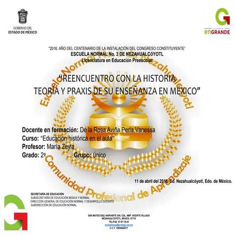 Reencuentro con la historia