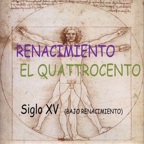 Renacimiento    (quattrocento)