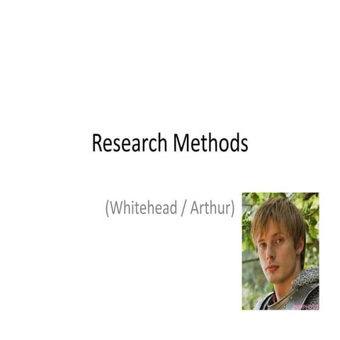 Research methods - PSYA1 psychology AS