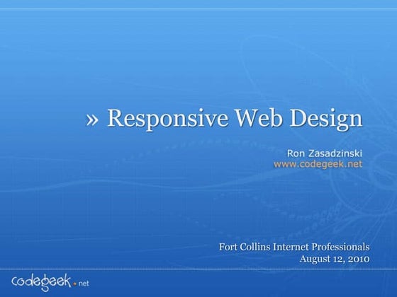 Responsive Web Design