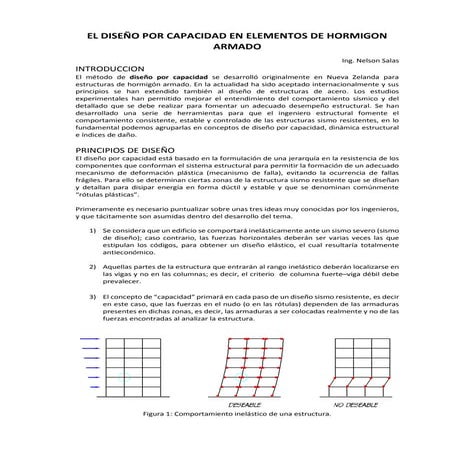 Resumen diseño por capacidad