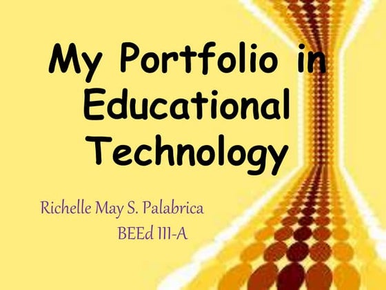 Richelle May Palabrica .portfolioinEDTECH