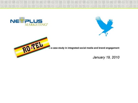 Rotel Social Media Case Study   NetPlus
