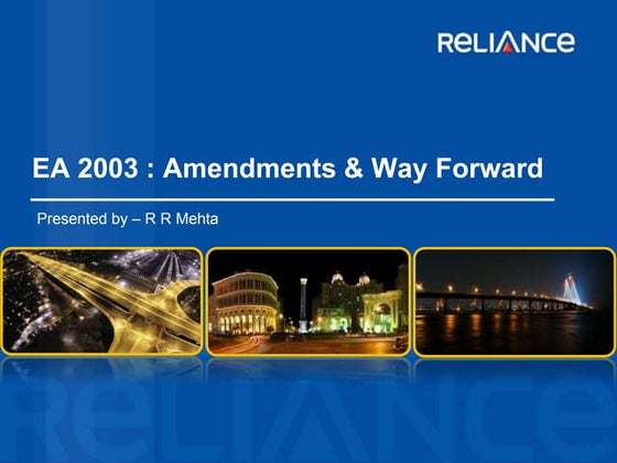 Electricity Act 2003, Amendments and way forward
