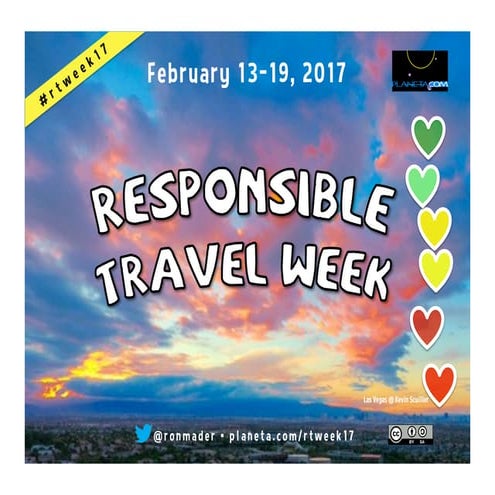 Responsible Travel Week, February 13-19 #rtweek17