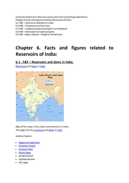 S5c6 chapter 6-facts and figures related to reservoirs of india.