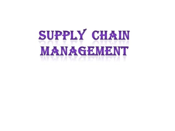 Scm ppt