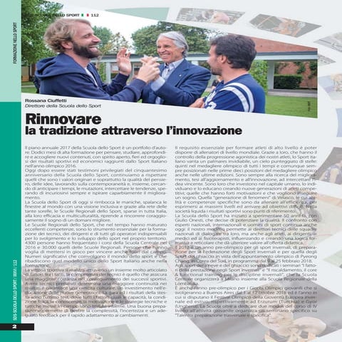 Pagine da SdS - Scuola dello Sport n.112