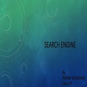 Search engine
