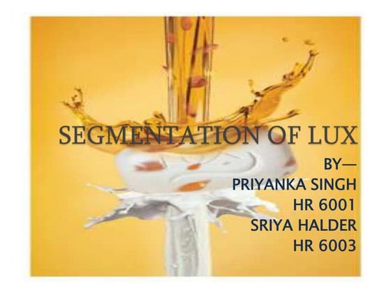 Segmentation of lux