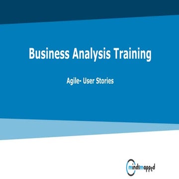 Agile  User Stories