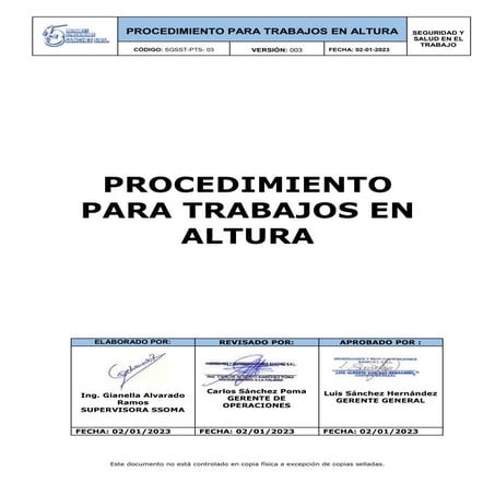 SGSST-PTS- 03 PROCEDIMIENTO PARA TRABAJOS EN ALTURA.docx