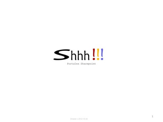 Shhh!!!