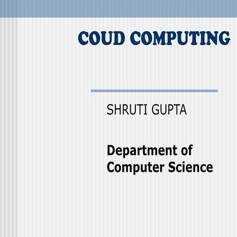 cloud computing