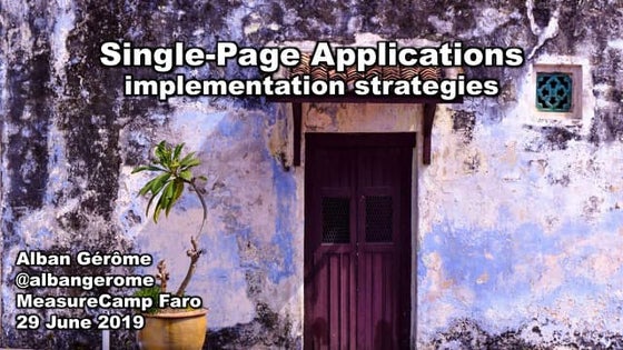 Implementing Web Analytics on Single Page Applications