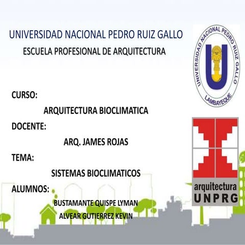 Sistemas bioclimaticos