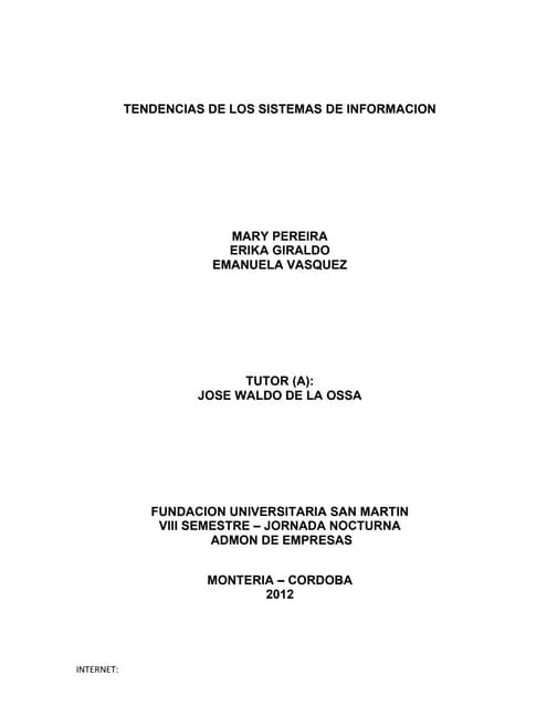 Sistemas de informacion