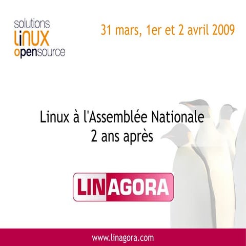 Linux à l'Assemblée Nationale 2 ans après