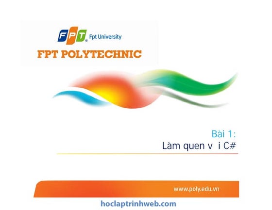 Bài 1 - Làm quen với C# - Lập trình winform