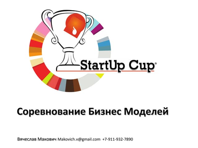 Start upcup презентация для предпринимателей на Riseweekend