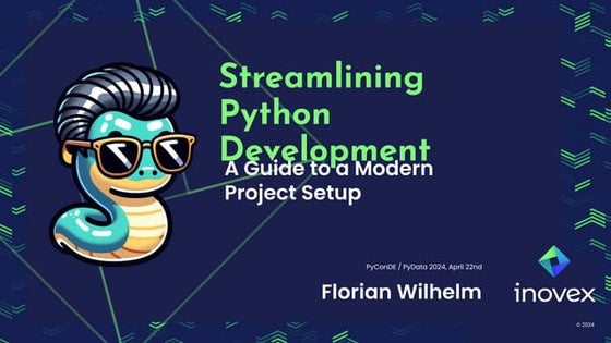 Streamlining Python Development: A Guide to a Modern Project Setup