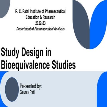 Study Design in Bioequivalence Studies.pptx