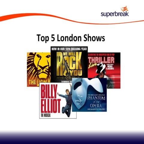 Superbreak - Top 5 London Shows