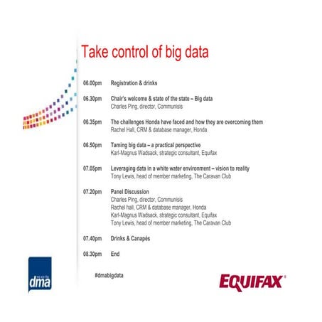 Take control of big data   equifax - updated