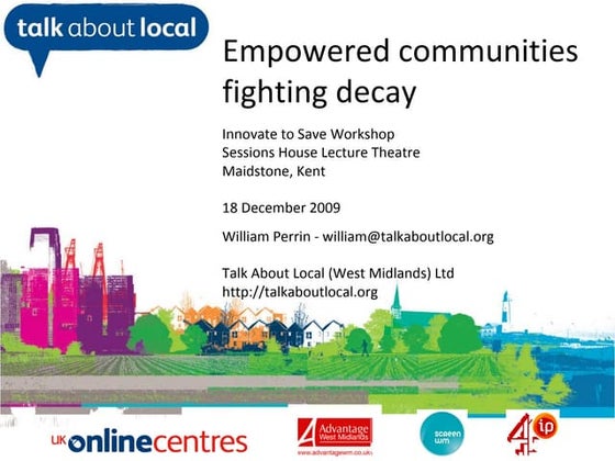 Kent Innovate to Save Workshop KCC