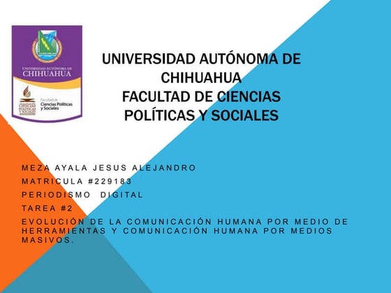 Evolución de la comunicación humana por medio de herramientas y medios masivos 