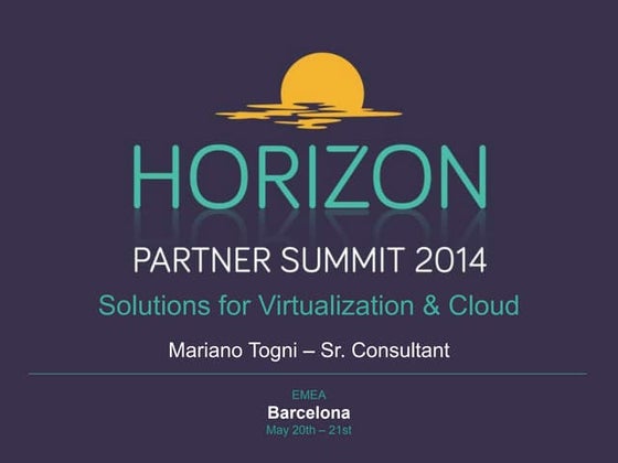 Technical track 2_Virtualization & Cloud