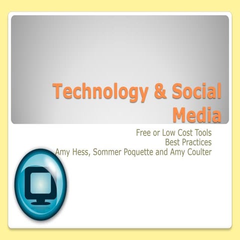 Technology and Social media