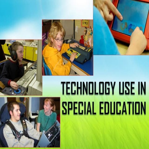 Technology use in spec.ed.