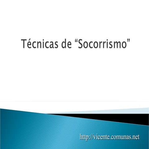Técnicas de socorrismo