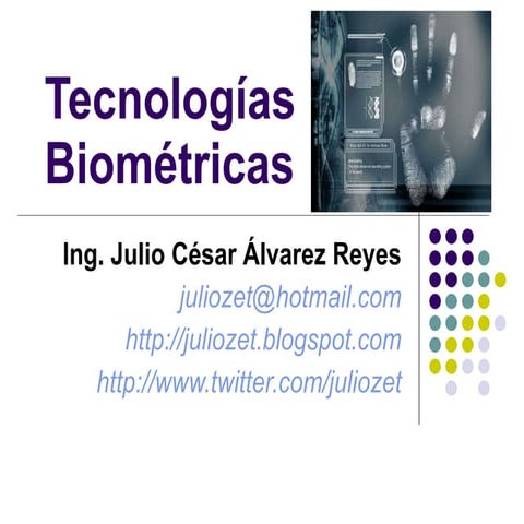 Tecnologías Biométricas