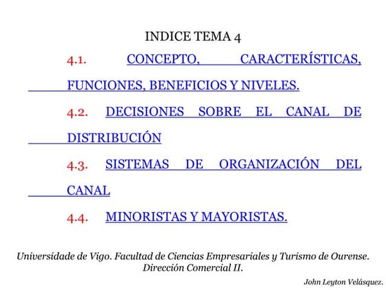 Tema 4. distribución. dc ii