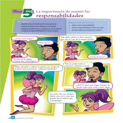 Tema 5 a la importancia de asumir responsabilidades