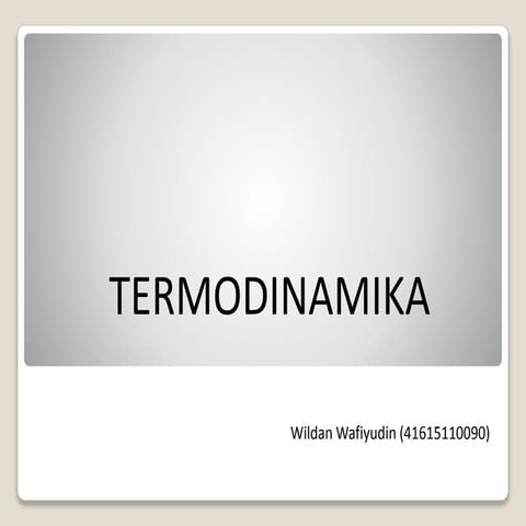 Termokimia