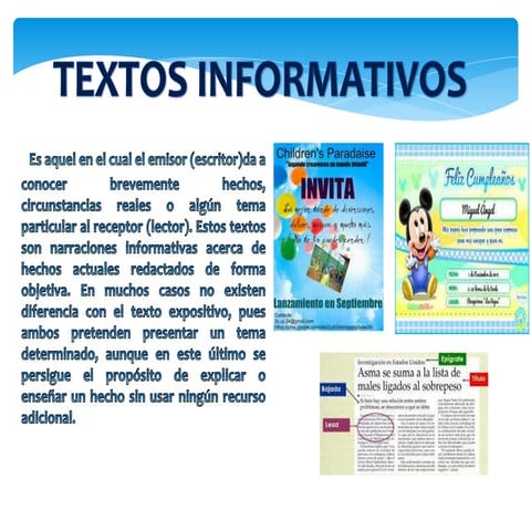 Textos informativos