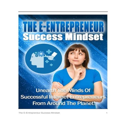 THE ENTREPRENEUR SUCCESS MINDSET