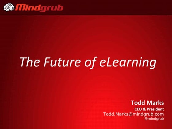 The Future of eLearning