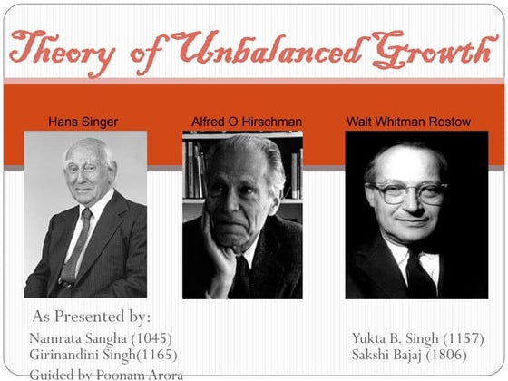 Theory of unbalanced_growth